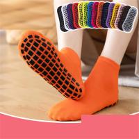 Calcetines de trampolín para adultos y niños, calcetines antideslizantes con suela de silicona para yoga, deportes de interior, jardín de infantes, paquete de 10 pares - details 16
