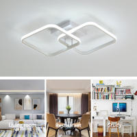 Goeco Luz de Techo LED Moderna 42W, 4700LM, Eficiencia de Energía, Montaje Directo, Aluminio, 69*37*10 CM - details 0