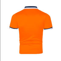 Nueva camiseta de verano con contraste de color patchwork, POLO de manga corta de moda deportiva juvenil para hombre - details 5