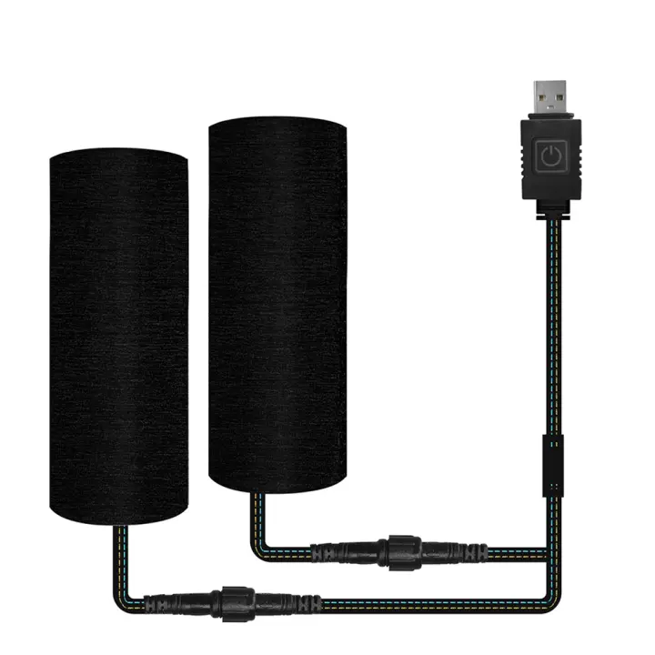 Moto Anchtek Empuñaduras Calentadas para Manillar de Motocicleta 5V USB 6 Cobertura Calentada Antivibración Antideslizante - 1