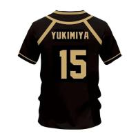 Camiseta de talla grande con estampado 3D de MICHAEL KAISER de Anime Blue Lock para hombre y mujer, camiseta deportiva transpirable de manga corta de secado rápido - details 4