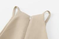 Ropa de mujer de estilo europeo y americano, vestido corto suelto con cuello de diseño abierto de moda - details 8