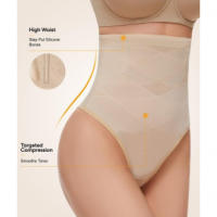 Cinturón adelgazante para adelgazar para mujer Cintura alta y Abdomen Cinturón de recuperación posparto Invisible sin costuras - details 11
