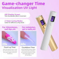 Secador UV LED Portátil Cureado Rápido de Esmalte Gel Lámpara de Manicura Recargable - details 1