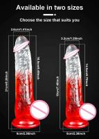 Plug de Anus y Vagina de Gelatina Suave Transparente Juguete Sexual Realista de 4 Tamaños para Mujeres Hombres Salud Sensual - details 2