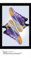 Zapatos de baloncesto transpirables y usables con absorción de impactos y antideslizantes para estudiantes. - details 11