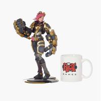 League of Legends Loose Cannon Jinx & The Piltover Enforcer Vi acción Anime figura modelo muñecas juguete - details 2