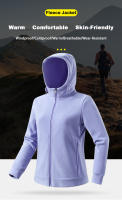 LNGXO Chaqueta de Vellón para Invierno Abrigo Deportivo Cálido con Cierre de Cremallera - details 1