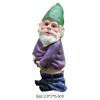 Mini estatua de gnomos de jardín de hadas, decoración de micropaisaje de musgo de resina, estatuilla enana en miniatura de hadas al aire libre, adornos de resina - details 14