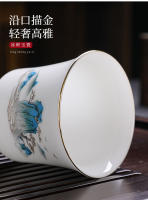 Juego de Kung Fu de Jade gordo de oveja, semilla de hielo, maestro de cerámica, porcelana blanca pequeña, taza de té de cuerpo fino, textura transparente - details 10