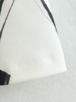 Vestido Corto Casual para Mujer TRAFZA Mini Vestido con Cuello en V, Estampado de Graffiti, Diseño Plejado, Vintage, Elegante, con Cremallera Trasera - details 7