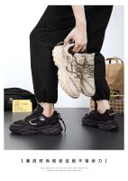 2025 primavera otoño nuevos zapatos deportivos y de ocio para correr de papá negro de suela gruesa China - details 0