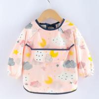 Baberos de manga larga para bebé, delantal impermeable para comer, arte de alimentación, recién nacido, eructo, 2 piezas - details 11