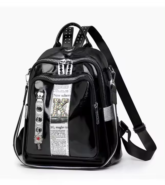 Mochila pequeña de moda, fresca, con personalidad para mujer, versión coreana, mochila versátil y de viaje de gran capacidad de nicho - 1