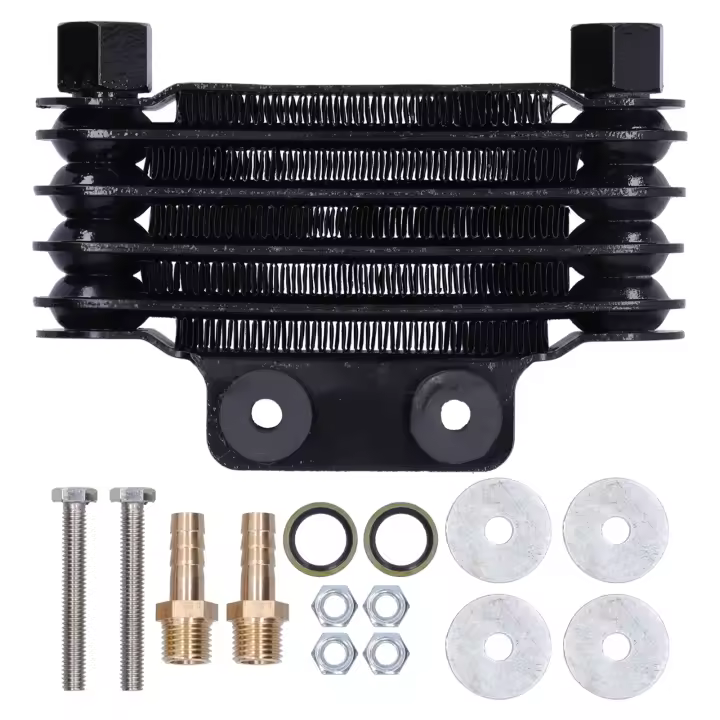 Enfriador de aceite de motor Universal, accesorio de radiador de refrigeración para motocicletas de 125-250CC, ATV, Dirt Bike - 1