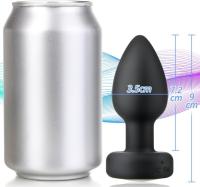 Vibrador Anal de Silicona con Base Luminosa, Control Remoto Inalámbrico Recargable, Masajeador Anal, Estimulación del Punto G, Estimulación Anal para Hombre y Mujer, Juegos de Placer para la Cama - details 1