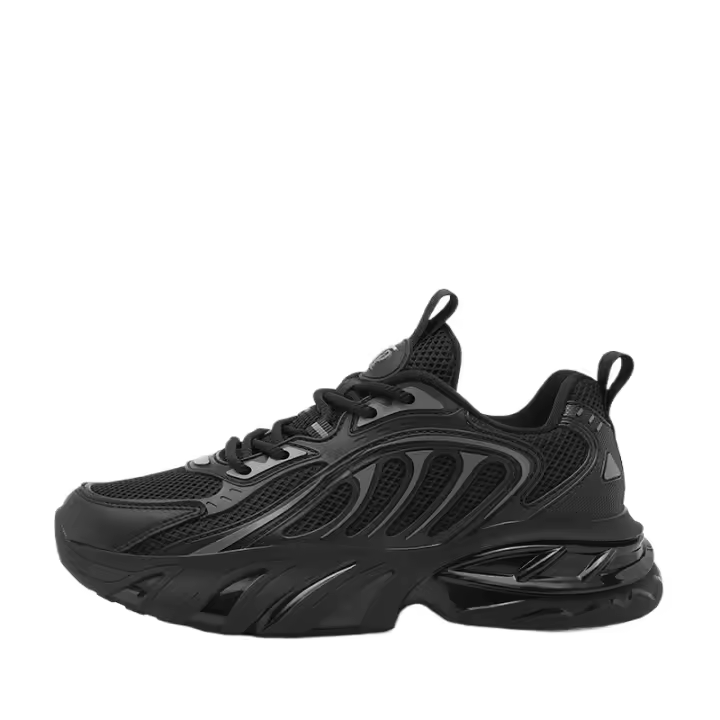 Nueva malla real de palomitas de maíz transpirable de alta gama de moda versátil zapatillas para correr - 1