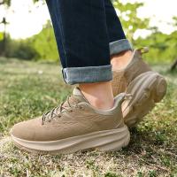 Zapatillas de Correr Antideslizantes de Cuero Nubuck Calzado Deportivo Casual para Hombres - details 8