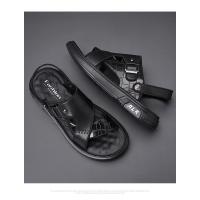 Sandalias de Verano para Hombres Suelas Gruesas, Estilo Casual, Zapatillas de Playa de Cuero Antideslizante, Doble Propósito - details 14