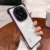 RedmiNote14 pro funda transparente a prueba de golpes funda de silicona chapada para Redmi Note13 14C 13C Fundas de teléfono POCO X7 F7 Fundas - details 14