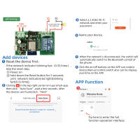 Interruptor inalámbrico con Control remoto inteligente, disyuntor de relé Wifi de 1 canal, 12V, 24V, 7-32V, CA 220V, 85-250V, 2200W, 10A - details 1