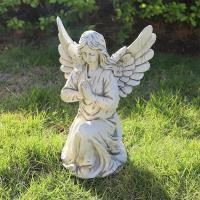 Estatua de Jardín Ángel Decoración Religiosa al Aire Libre Adorno de Hada de Memoria - details 3