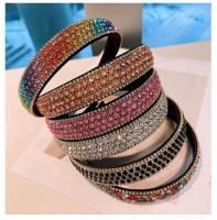 Diademas EWENSOO de Pulsera de Cristal Brillante y Perla Accesorio de Cabello de Moda para Mujeres - details 0