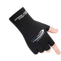 Guantes finos de seda de hielo para hombre y mujer, guantes de pesca transpirables con protección solar, guantes de ciclismo de verano Unisex de alta elasticidad - details 1