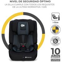 Silla de Coche para Niños Amplia, Suave, Arnés de 5 Puntos, Ajuste de Cabeza, Reductor Modular, Negro - details 2