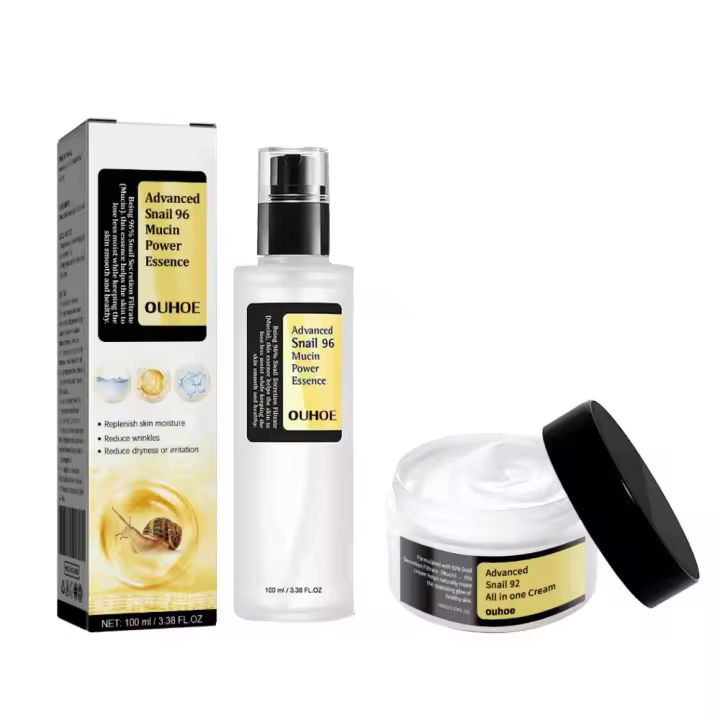 Esencia reparadora De Caracol, crema todo en uno, colágeno De Caracol, Esencia De Mucina De Caracol 96 Power, 2 piezas - 1