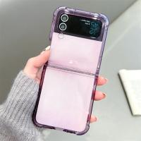 Funda para Samsung Galaxy Z Flip4, carcasa protectora plegable, funda de silicona transparente - details 5