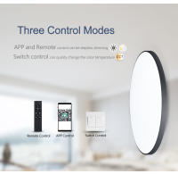 Lámpara de techo LED inteligente para el hogar, decoración de interiores, lustre, aplicación de Control remoto, WIFI, Bluetooth, dormitorio y sala de estar - details 5