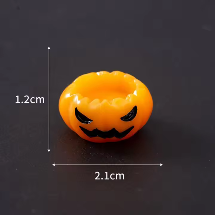 Adornos pequeños creativos de dibujos animados para Halloween, Mini adornos artesanales de resina Tombston, adornos de Festival de resina DIY para escritorio - 1