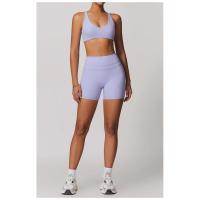 Fiess Sujetador de yoga para mujer, parte de atrás bonita, top deportivo de nailon, sujetador cruzado sexy transpirable, adecuado para gimnasio de mujer - details 15