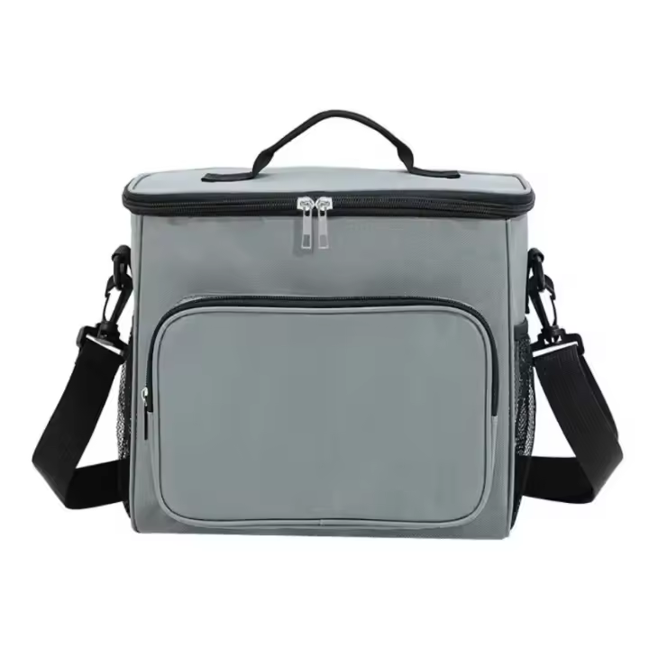 Bolsa de almuerzo aislada grande para hombres y adultos, caja de almacenamiento de alimentos calientes, térmica, fresca - 1