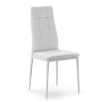 Juego de 4 sillas de comedor Chelsea tapizadas en gris, certificadas por la SGS, 42 cm (ancho) x 51 cm (profundidad) x 97 cm (alto) - details 8
