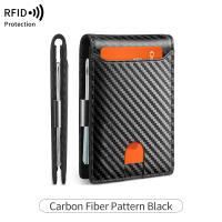 Cartera Minimalista Para Hombre Con Bloqueo RFID Portátil Gran Capacidad 11 Tarjetas Color Sólido Soporte Para Tarjetas De Crédito - details 13