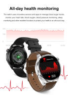 2024 nuevo reloj inteligente de llamada Bluetooth de pantalla de alta definición de 1,6 pulgadas GPS masculino rastreador de fitness deportivo reloj impermeable reloj inteligente NFC para Android Ios reloj de monitoreo de azúcar en sangre - details 9