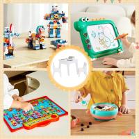 Sillas Infantiles Blancas Juego de Mesa y Silla para Sala de Juegos y Jardín de Infancia con Pizarra y Zona de Juguetes - details 7