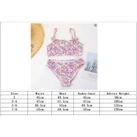 Traje de baño con estampado de piedra triturada para niñas, traje de baño lindo y elástico, bikinis para bebés, ropa de surf para niños - details 1