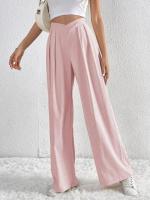 Pantalones de Oficina para Mujer de Cintura Alta y Pierna Ancha Cómoda y Elegante Estilo Clásico de Algodón Ajuste Suelto, No Ajusta, Moda de los 90s - details 23