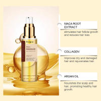 HOEGOA Extracto de planta esencial para el cuidado, suave, brillante, no graso, reparación suave, aceite nutritivo para el brillo del cuero cabelludo y el cabello - details 4