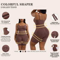 Traje de Compresión Sin Costuras Moldeador de Glúteos para Mujeres Monos Completo con Ojo Abierto - details 6