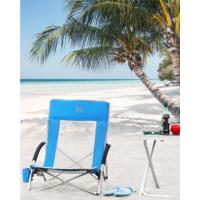 Silla de Camping Adulto 150kg Silla de Jardín Plegable Portátil de Alta Resistencia Respaldo Alto Silla Reclinable de 4 Posiciones para Campamento Picnic Jardín Caravana - details 16