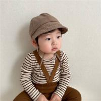 Gorro bonito con visera para bebé, sombrero con protección solar, sombrero de béisbol para bebé, sombrero para el sol para niña y niño de Color sólido para primavera y verano para recién nacido - details 9