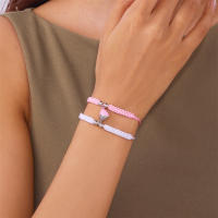 2 unids/set corazón romántico magnético atraer pareja para Mujeres Hombres moda cuerda trenzada pulsera a juego joyería de amistad - details 39