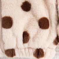 Abrigo de bebé de manga larga con estampado de leopardo marrón para niños y niñas de 9 meses a 3 años, invierno nuevo grueso y cálido para niños - details 5