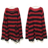 Suéter Punk Gótico Largo Unisex Estilo Rock Fino Ropa de Calle Oscura para Mujeres - details 16