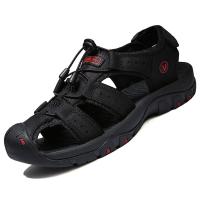 Sandalias De Cuero Genuino Para Hombre Zapatos De Verano Resistentes Al Agua Para Exterior Sandalias De Cuero Para Hombre - details 19