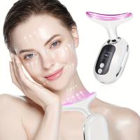Instrumento de belleza para el cuello, masajeador facial con luz de Triple color, 3 modos ajustables, la primera opción de regalo - details 5